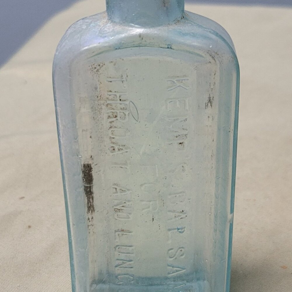 Antique Kemp's empty medicine bottle